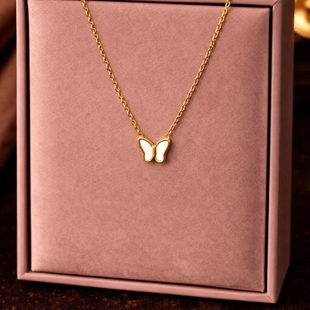 Anti Tarnish Butterfly Pendant