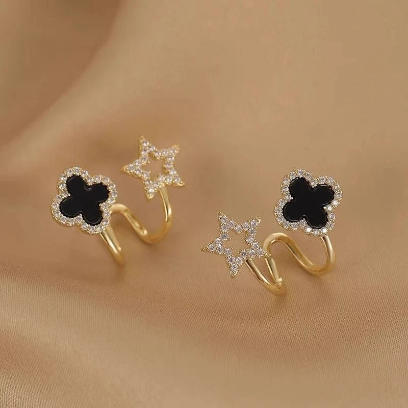 Starlit Clover Earrings