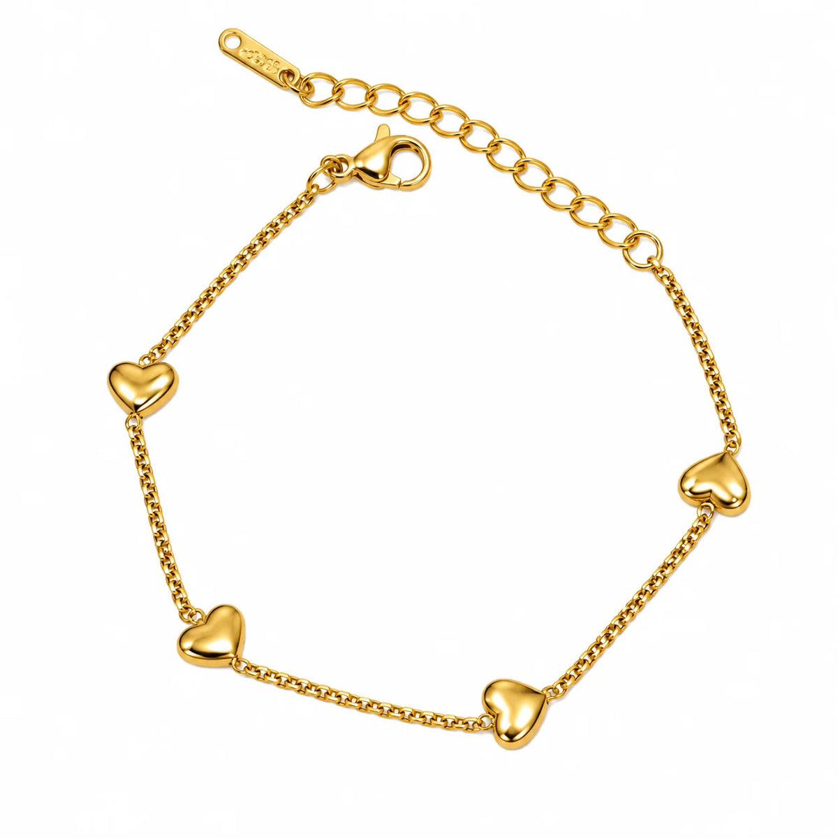 Little Golden Hearts Bracelet