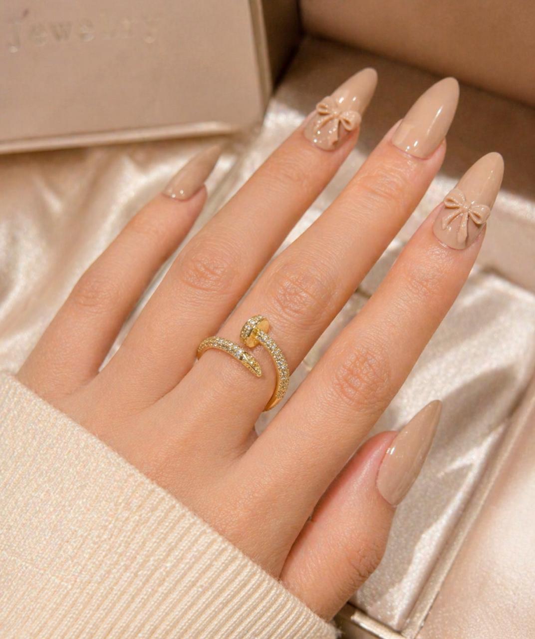 Copper Adjustable 18K Gold Colour plated Ring