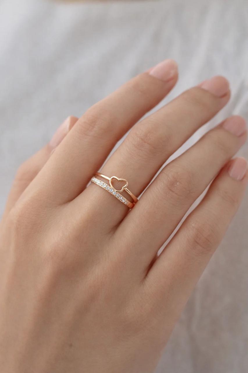 Minimal Heart Ring