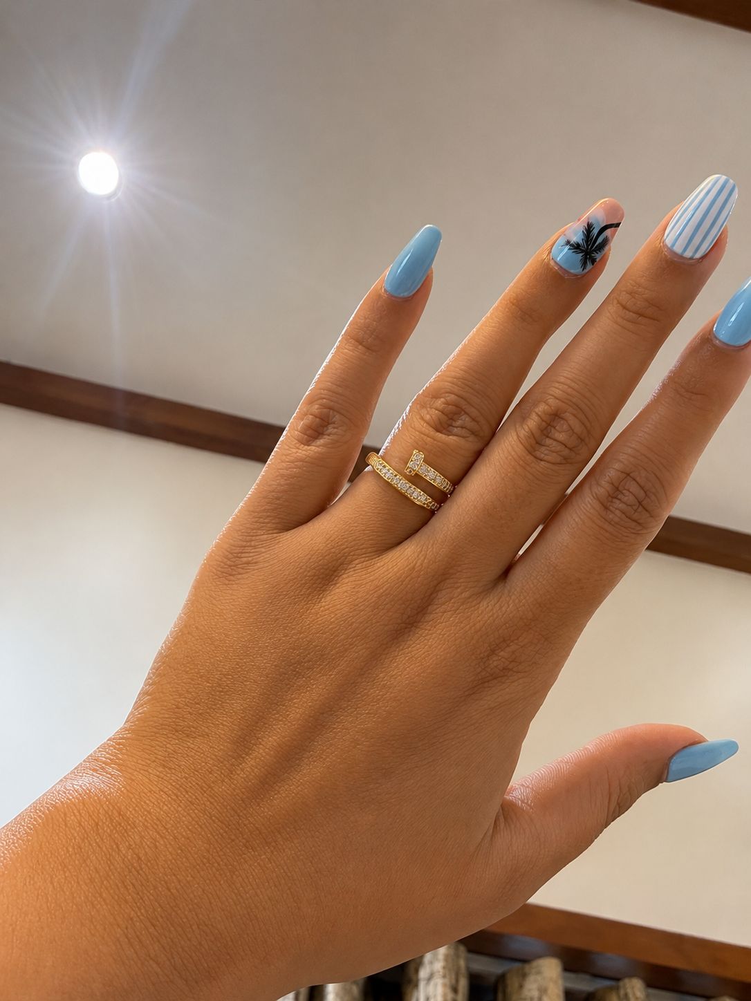 Anti Tarnish Loop Ring
