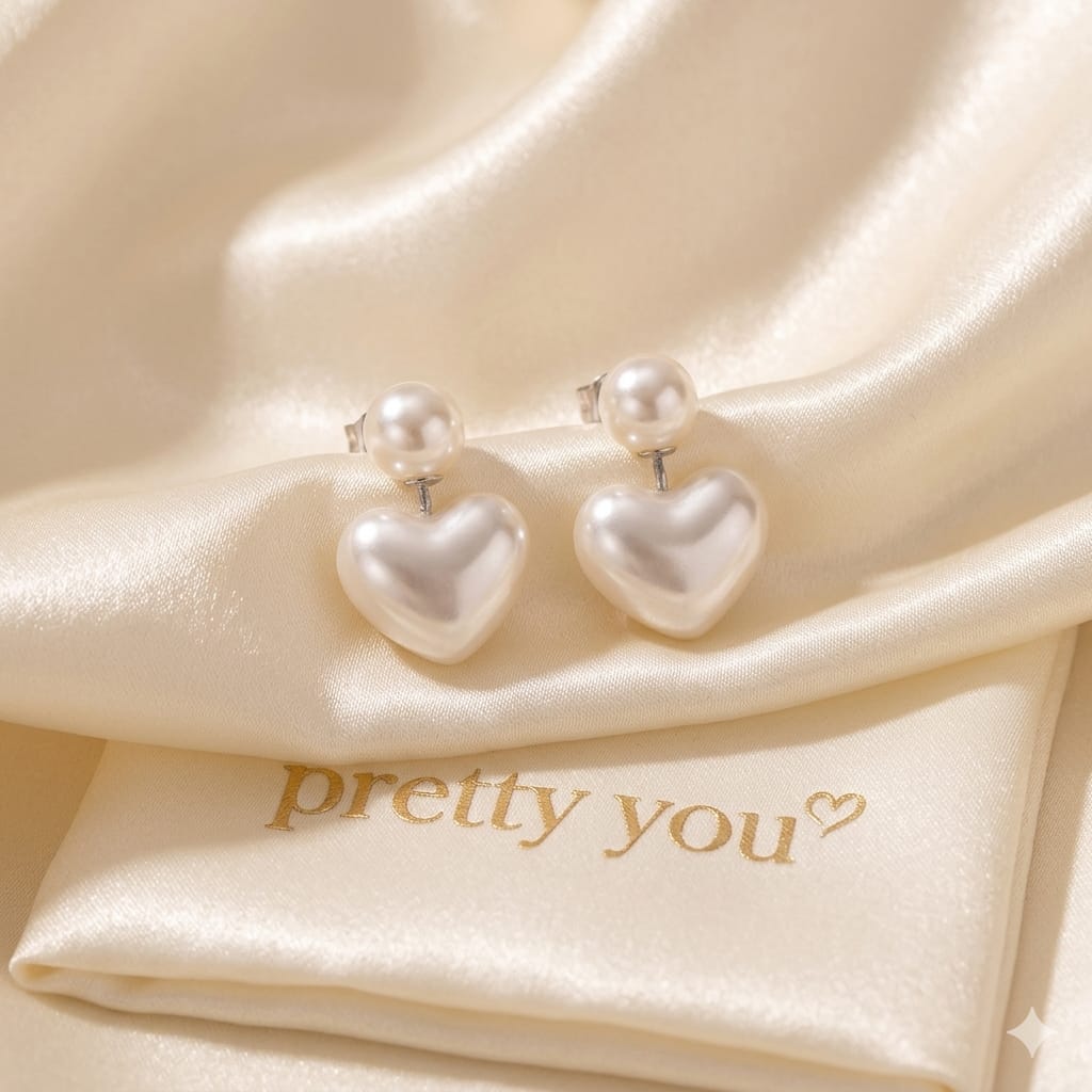 Heart Drop Earring
