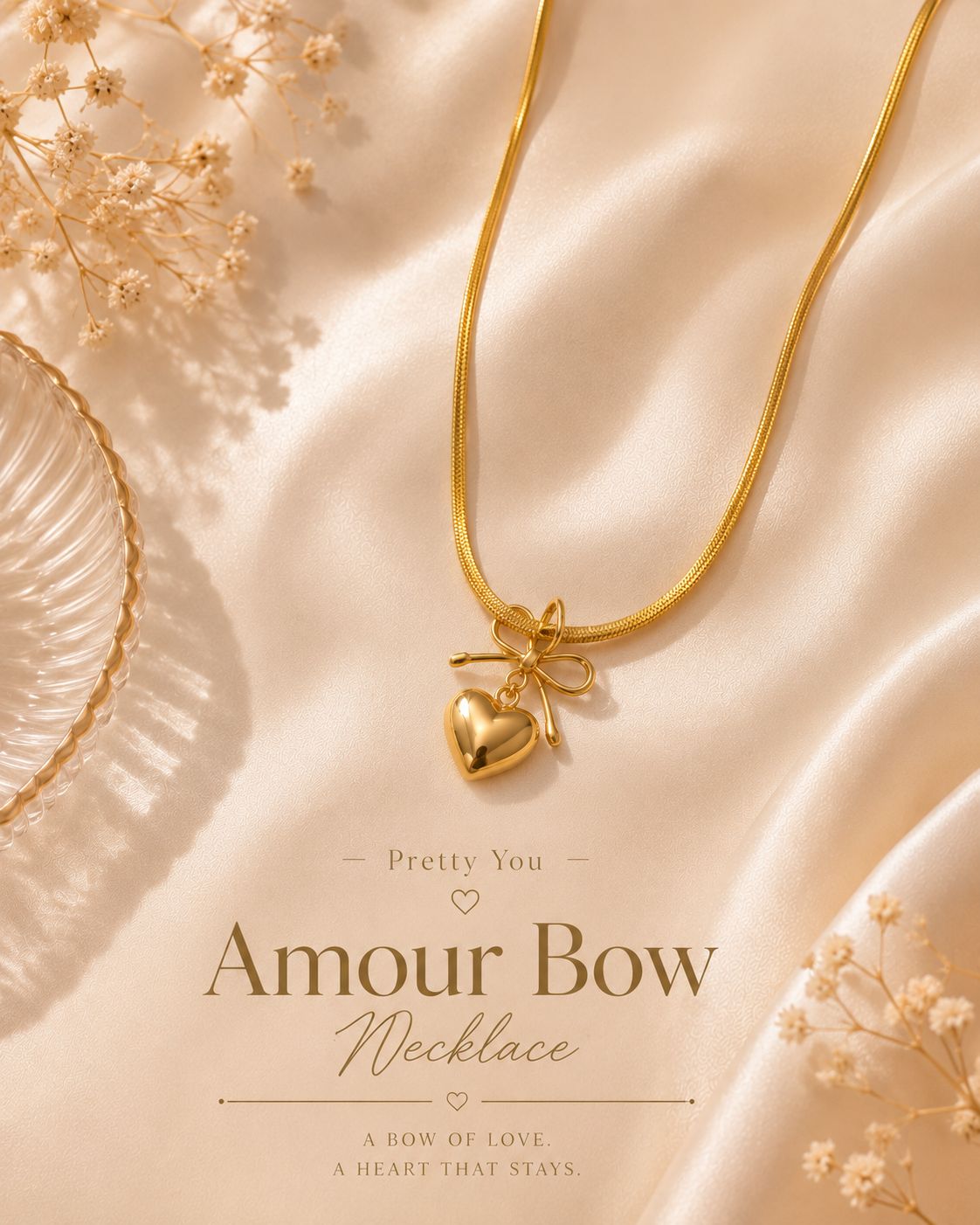 Amour Bow Necklace