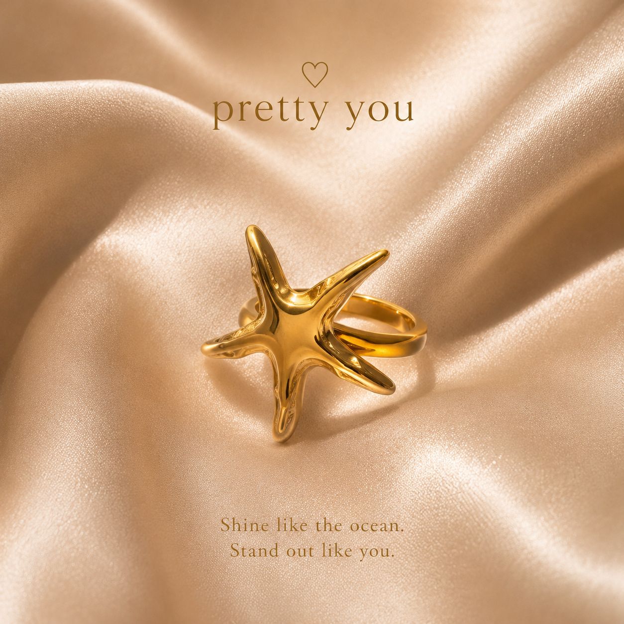 Golden Tide Ring