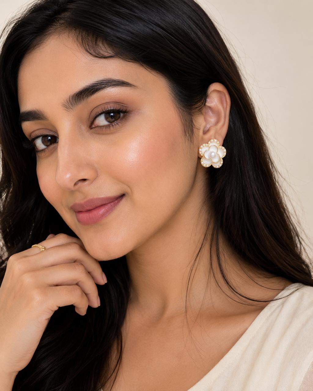 Opal Bloom Earring