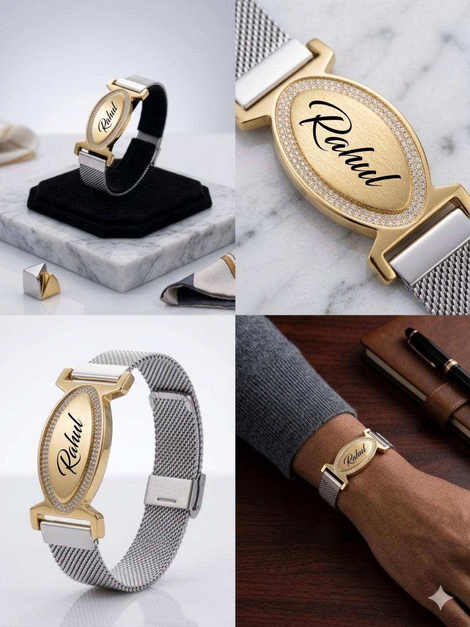 Magnetic Watch Bracelet Rakhi