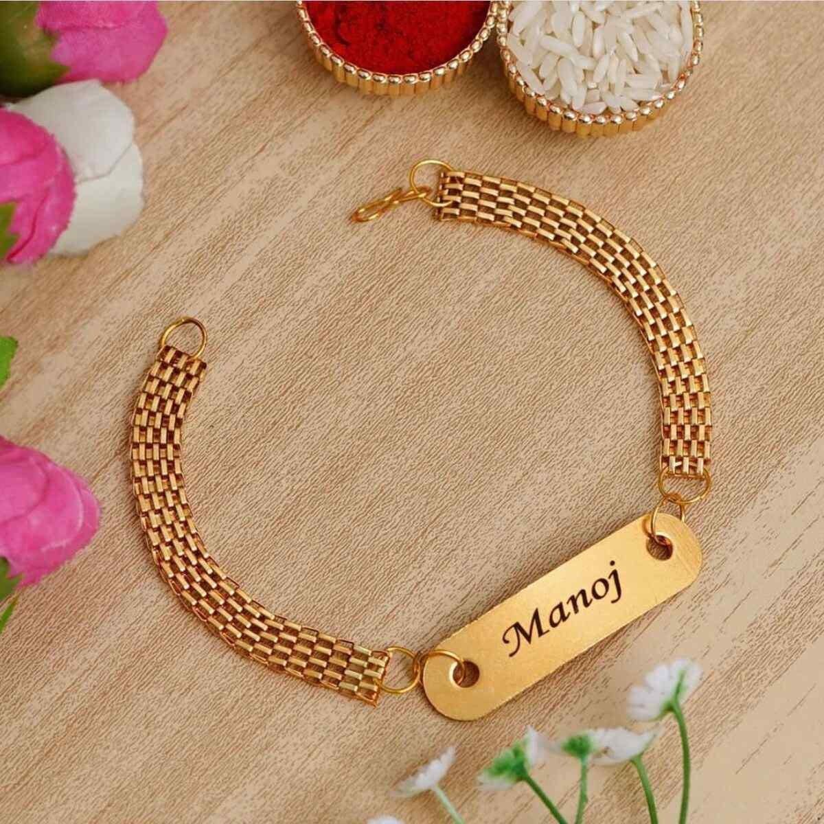 Metal Belt Rakhi