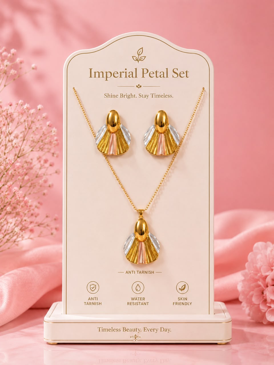 Anti Tarnish Gilded Grace Charm Set
