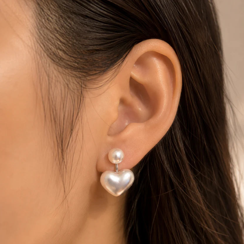 Heart Drop Earring