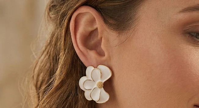 White Flora Tops