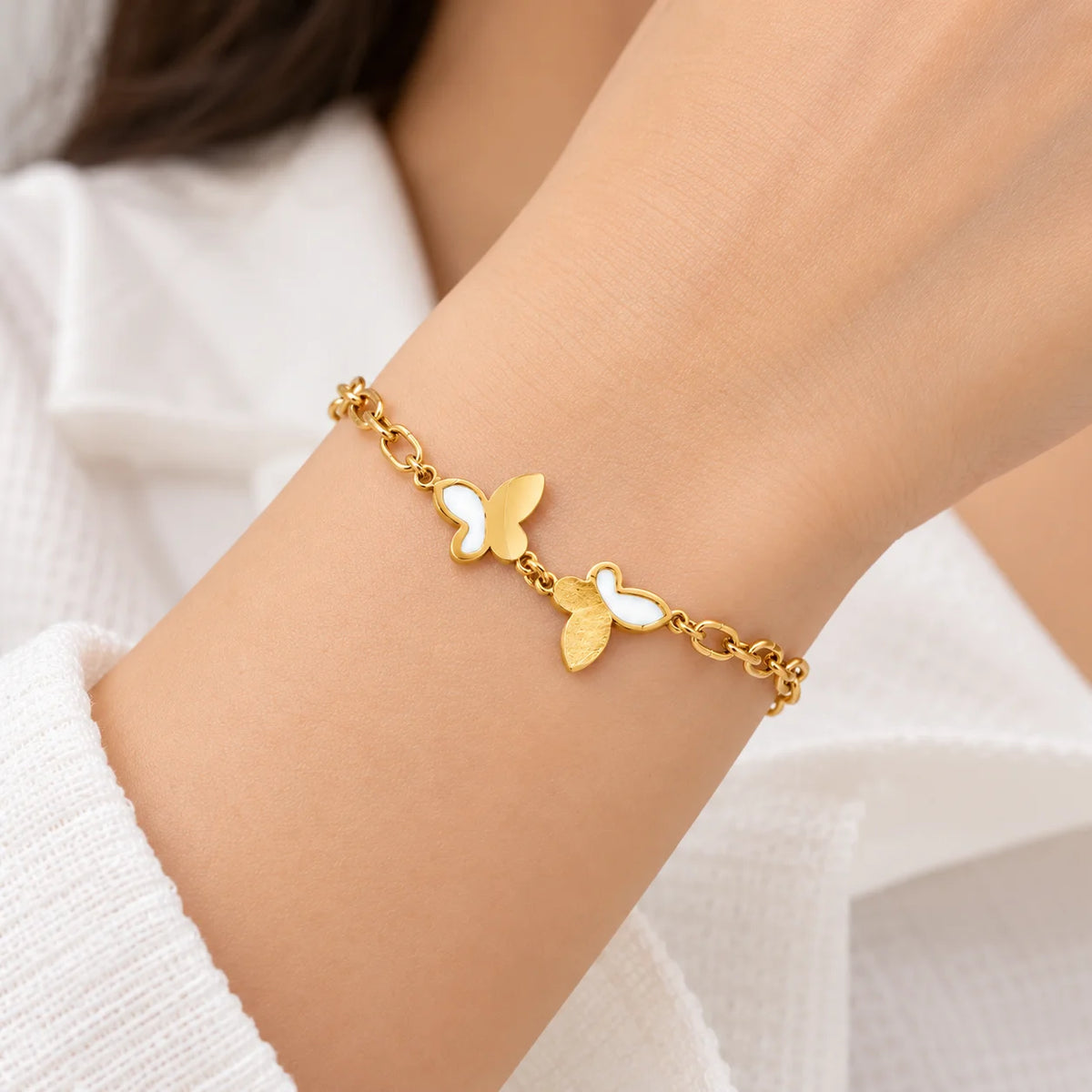 Butterfly Chain Bracelet