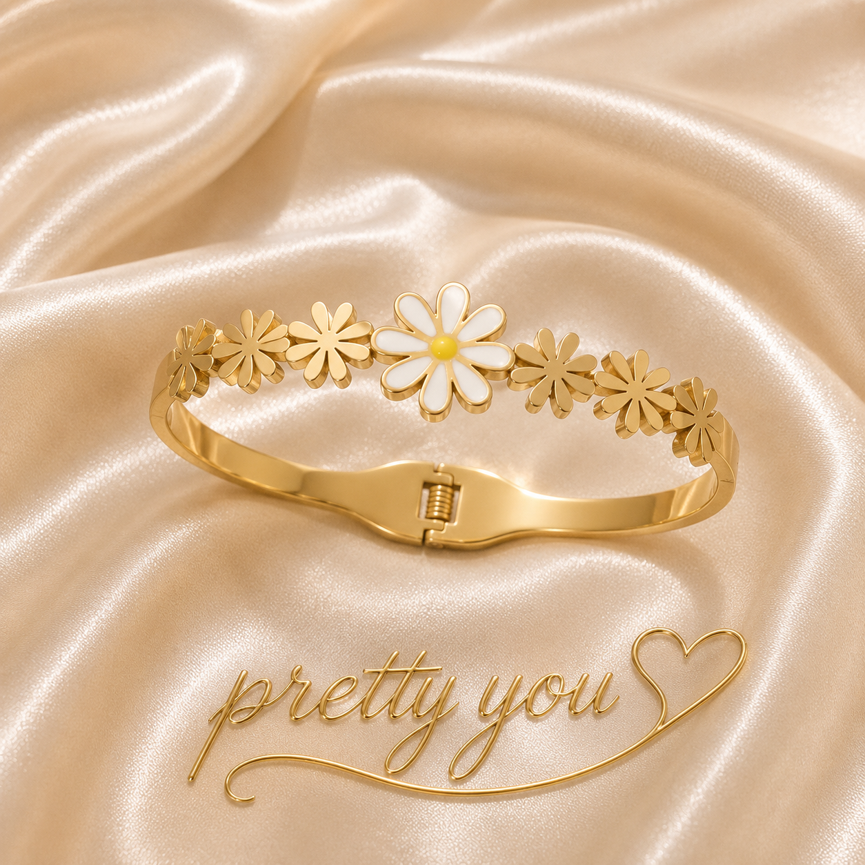 Daisy Bloom Anti Tarnish Bracelet