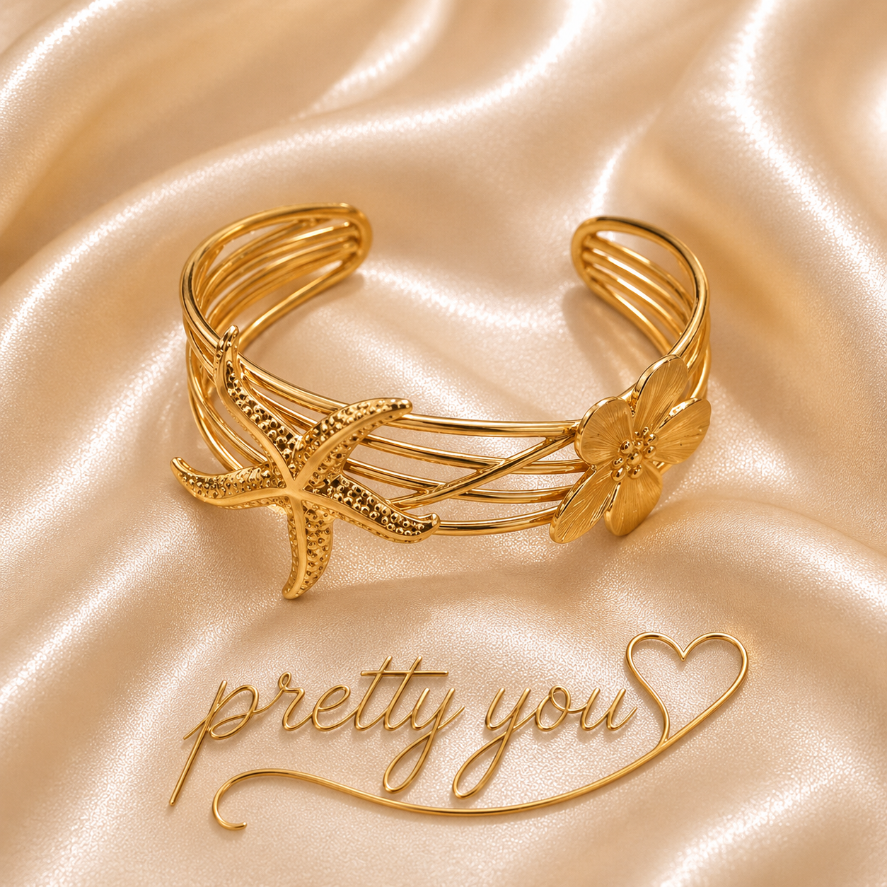 Anti Tarnish Starfish Serenity Bracelet