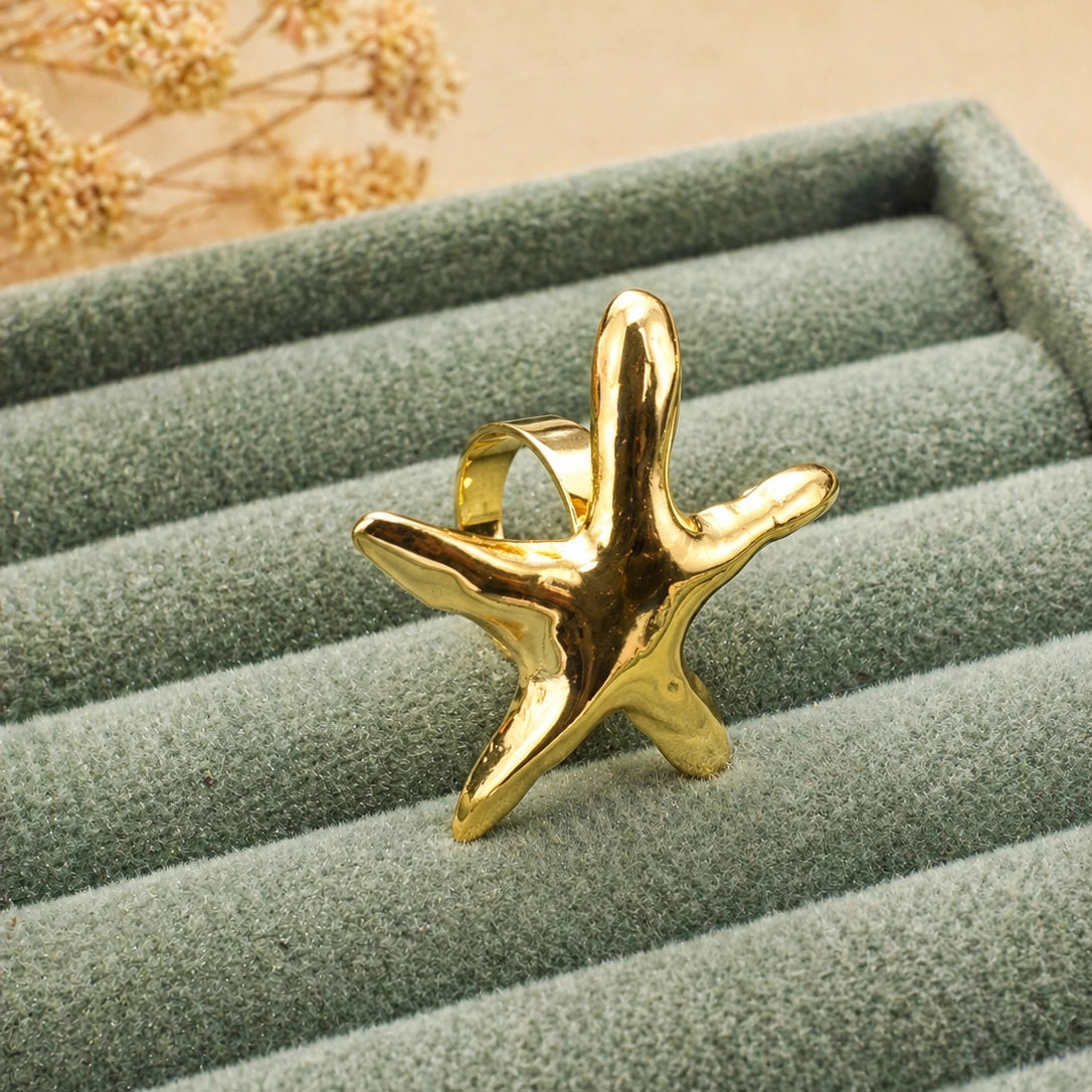 Golden Star Ring