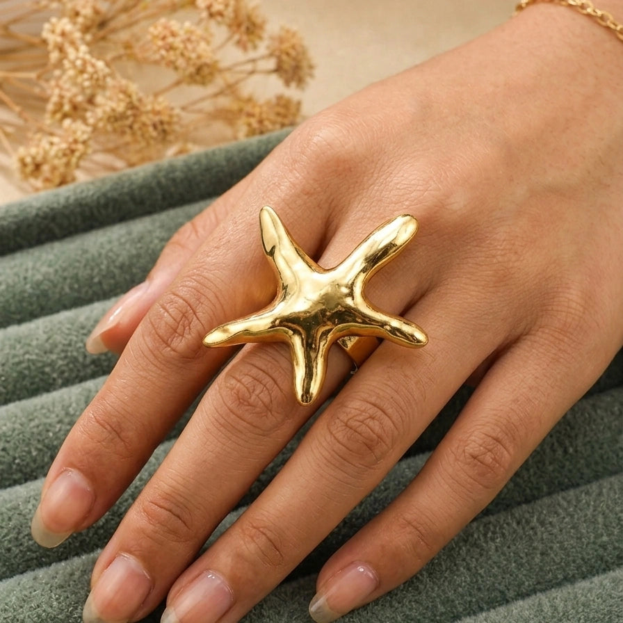 Golden Star Ring