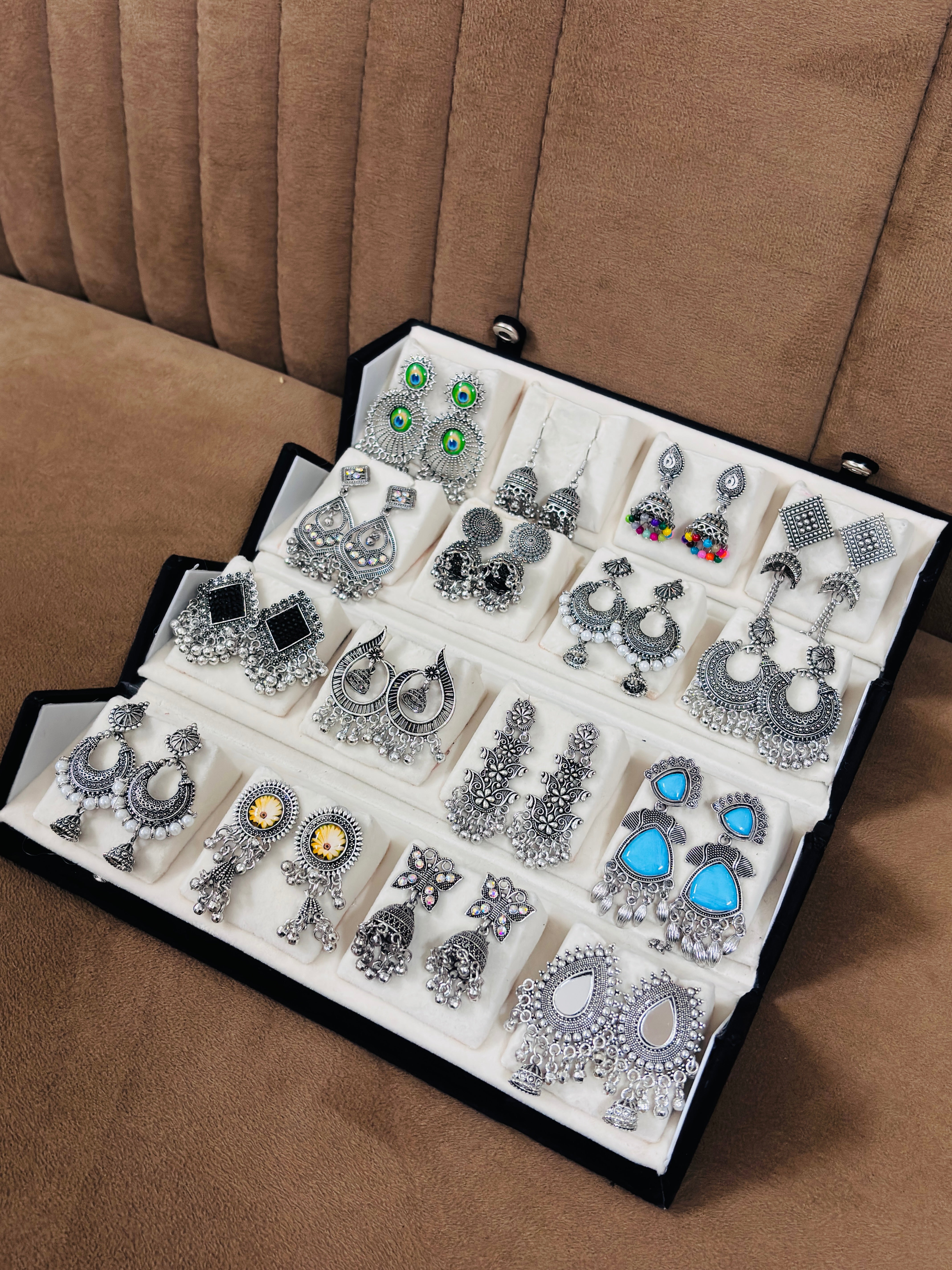16-piece Jhumka Combo Set