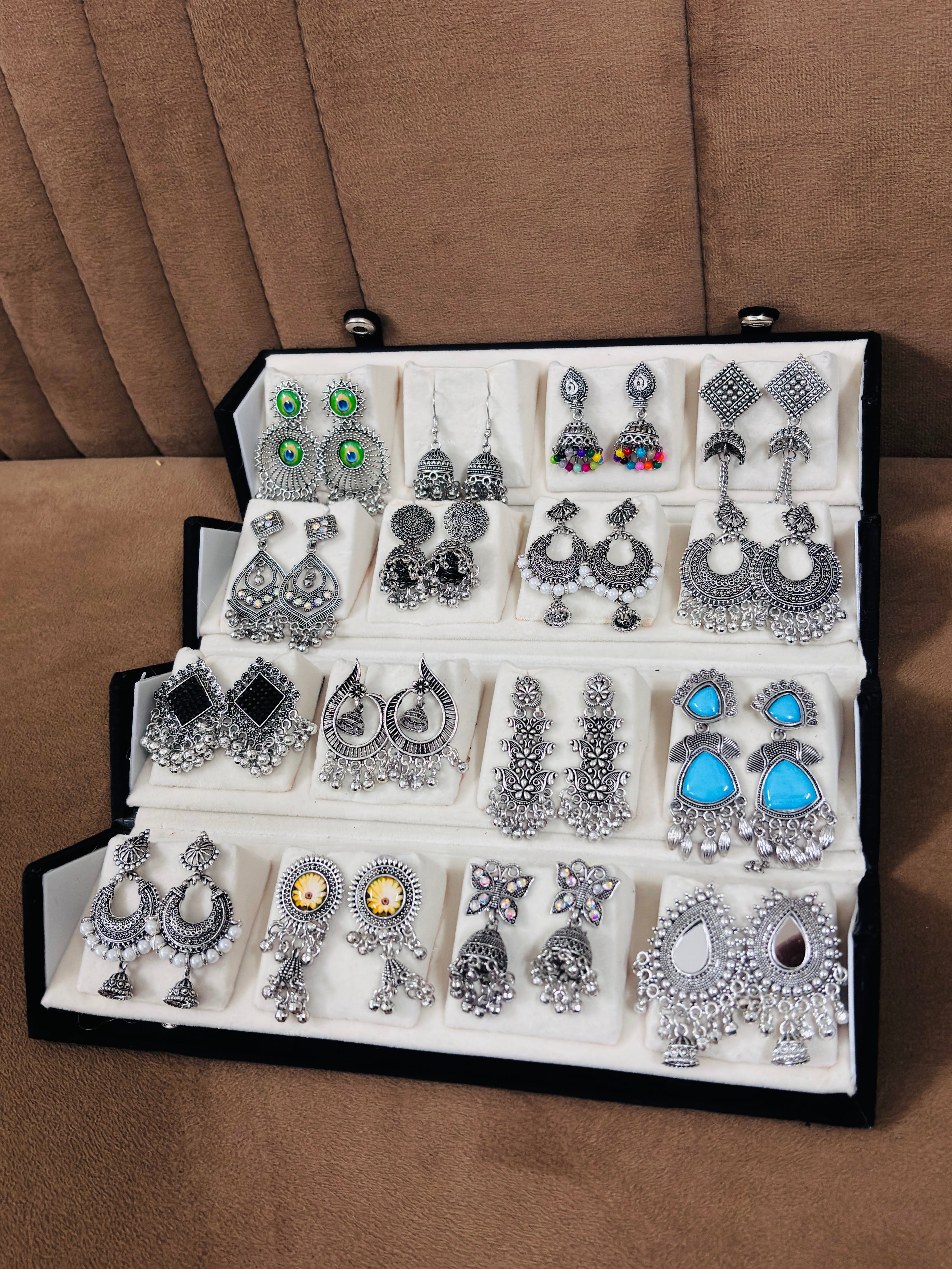 16-piece Jhumka Combo Set