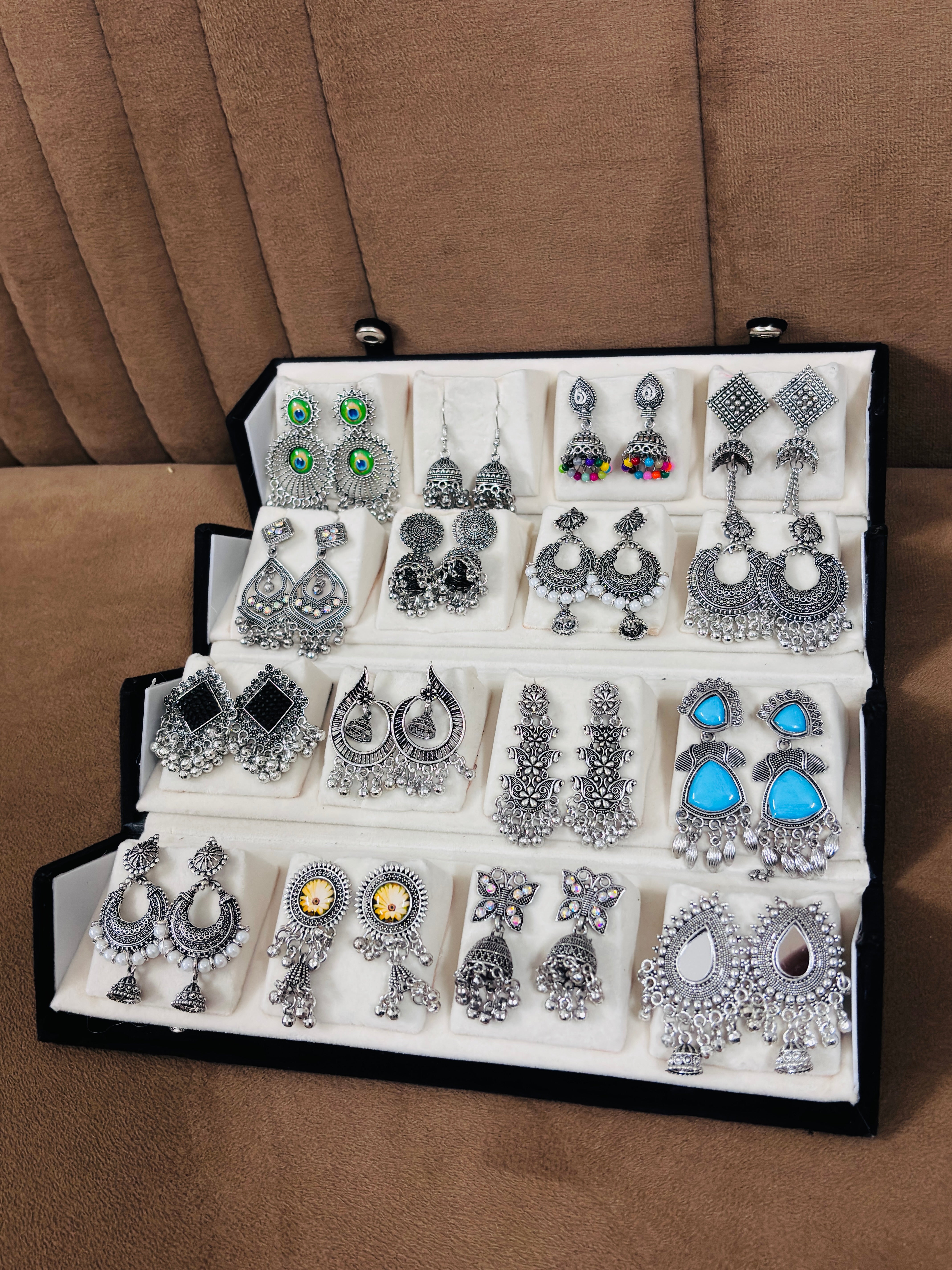 16-piece Jhumka Combo Set