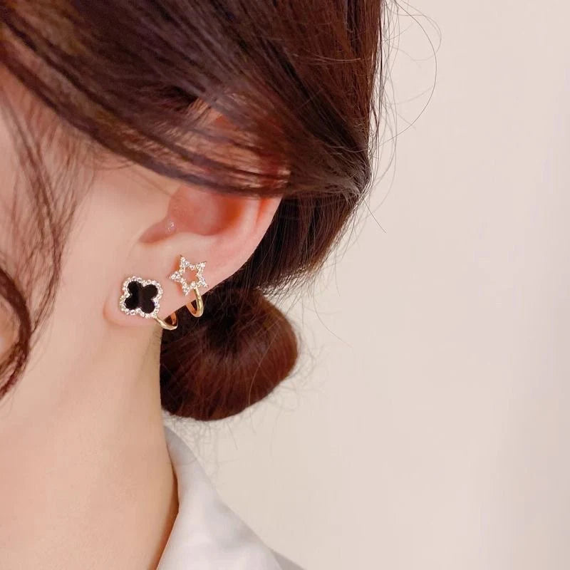Starlit Clover Earrings