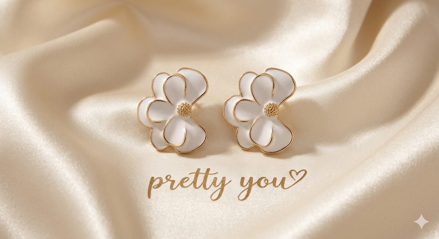 White Flora Tops