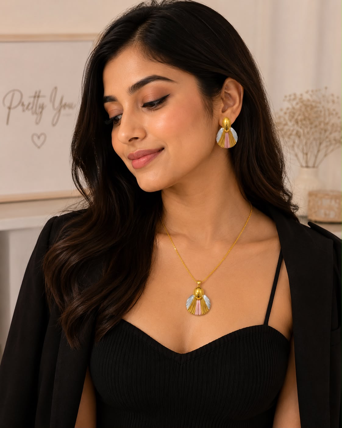 Anti Tarnish Gilded Grace Charm Set