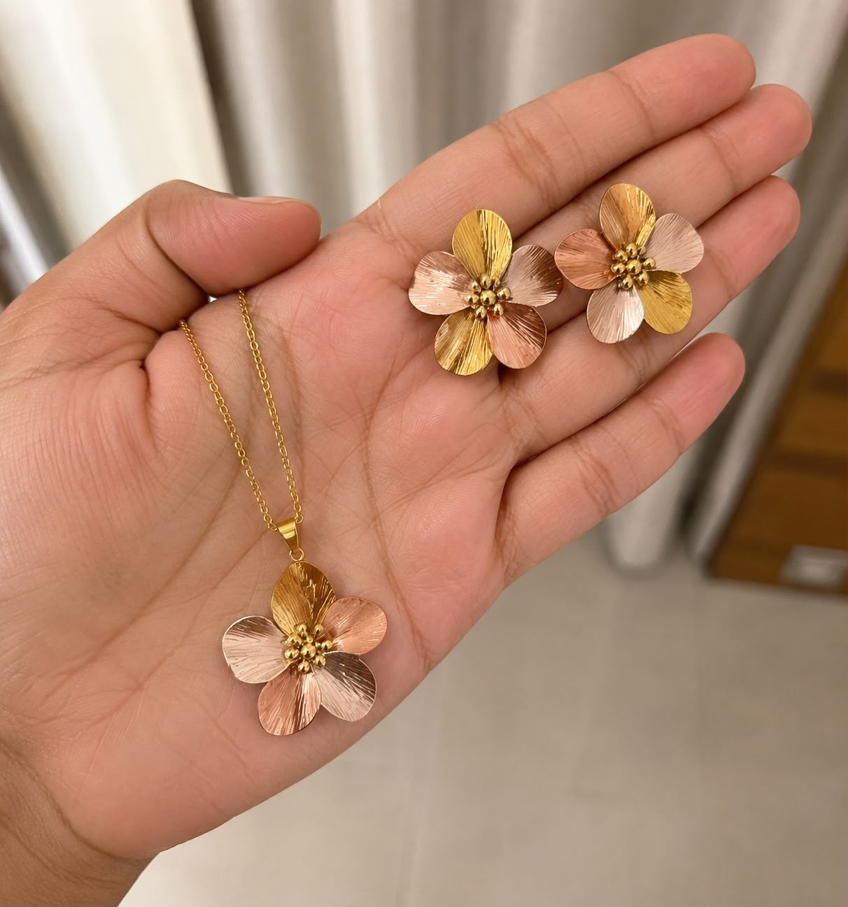 Anti Tarnish Enchanted Petals Set