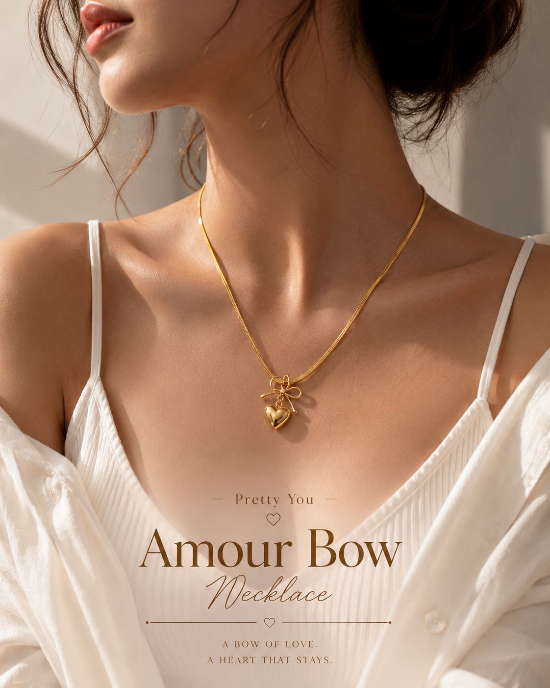 Amour Bow Necklace
