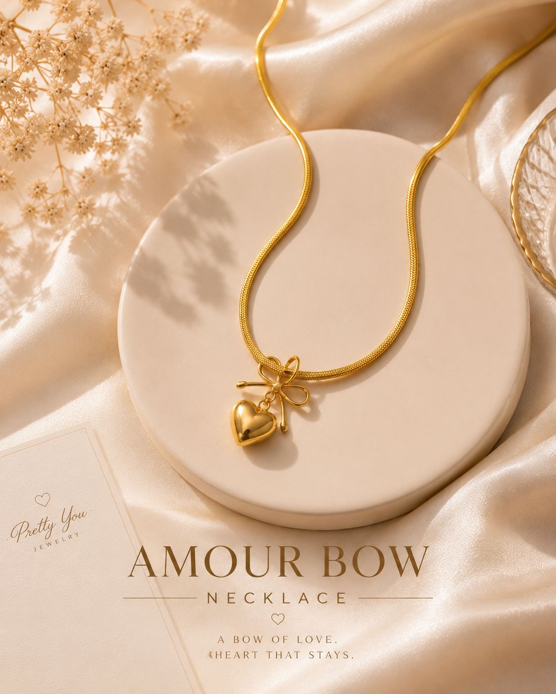 Amour Bow Necklace