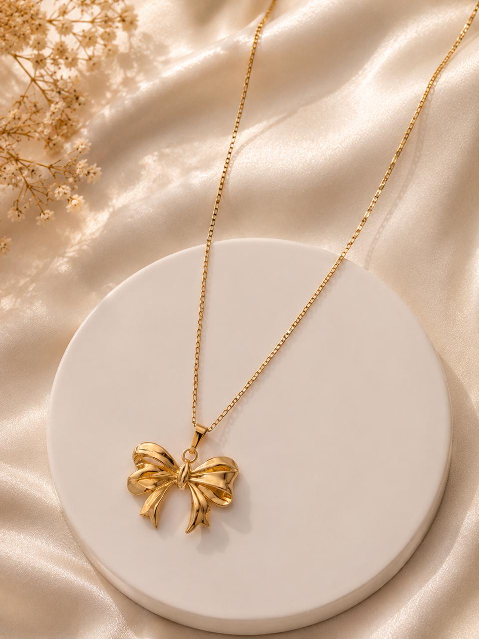 Belle Bow Necklace