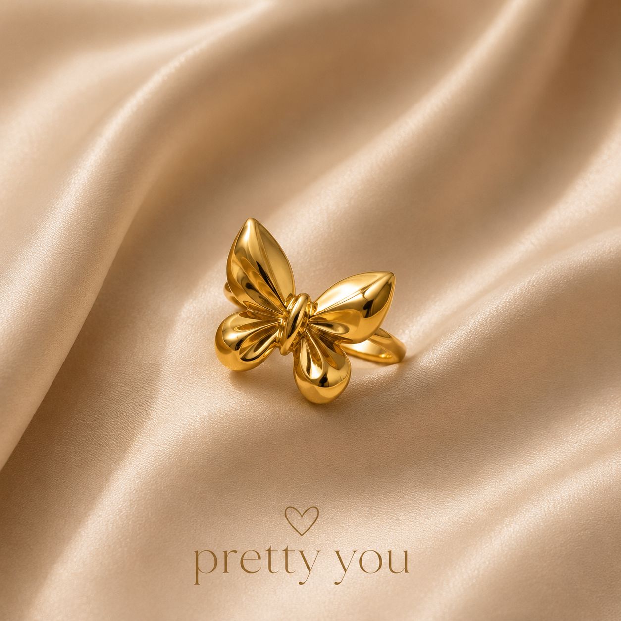 Golden Flutter Ring