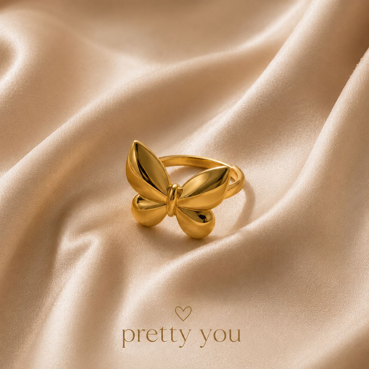 Golden Flutter Ring