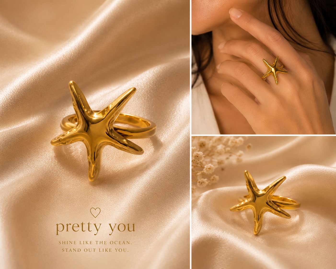 Golden Tide Ring