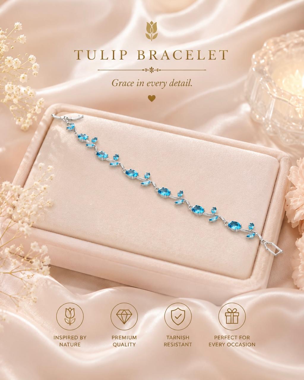 Sky Blossom Tulip Bracelet