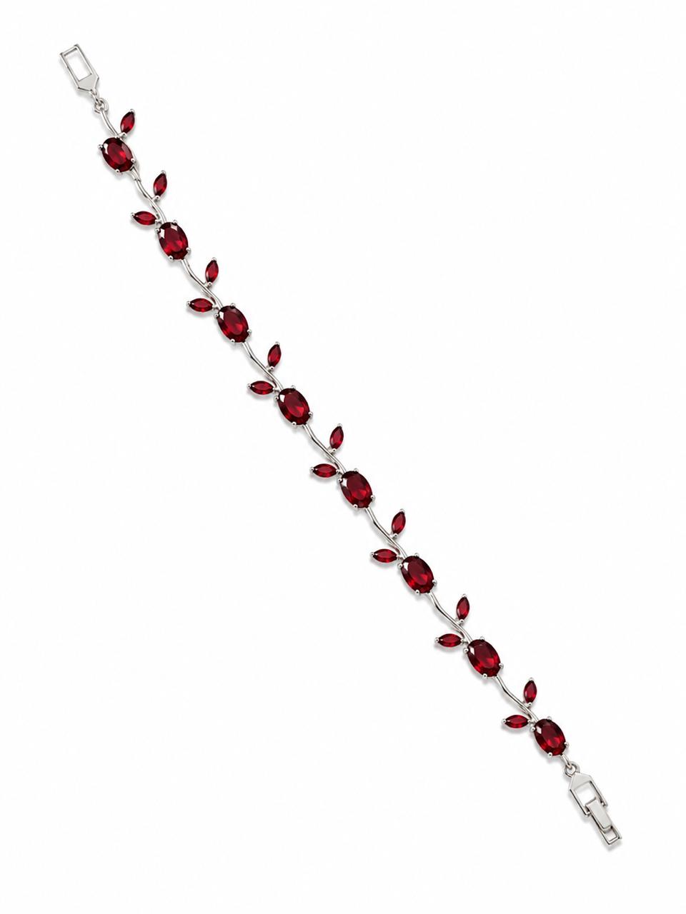 Red Anti Tarnish Tulip Bracelet