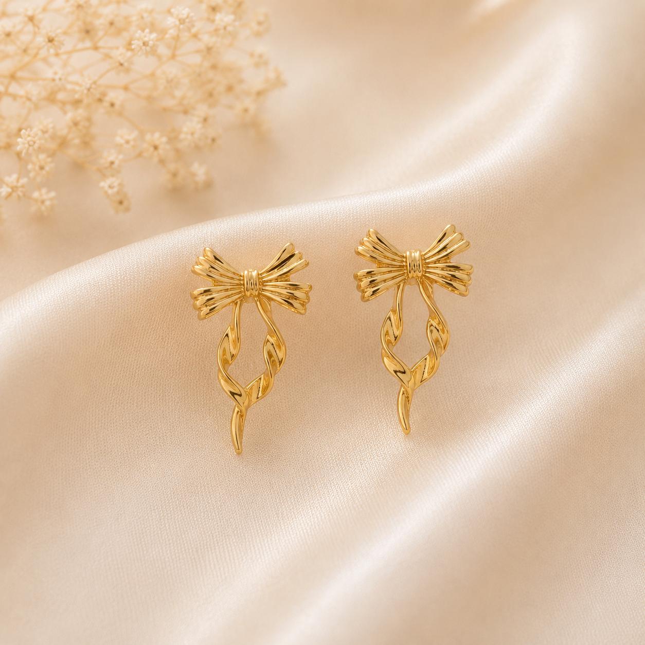 Elara Ribbon Earrings