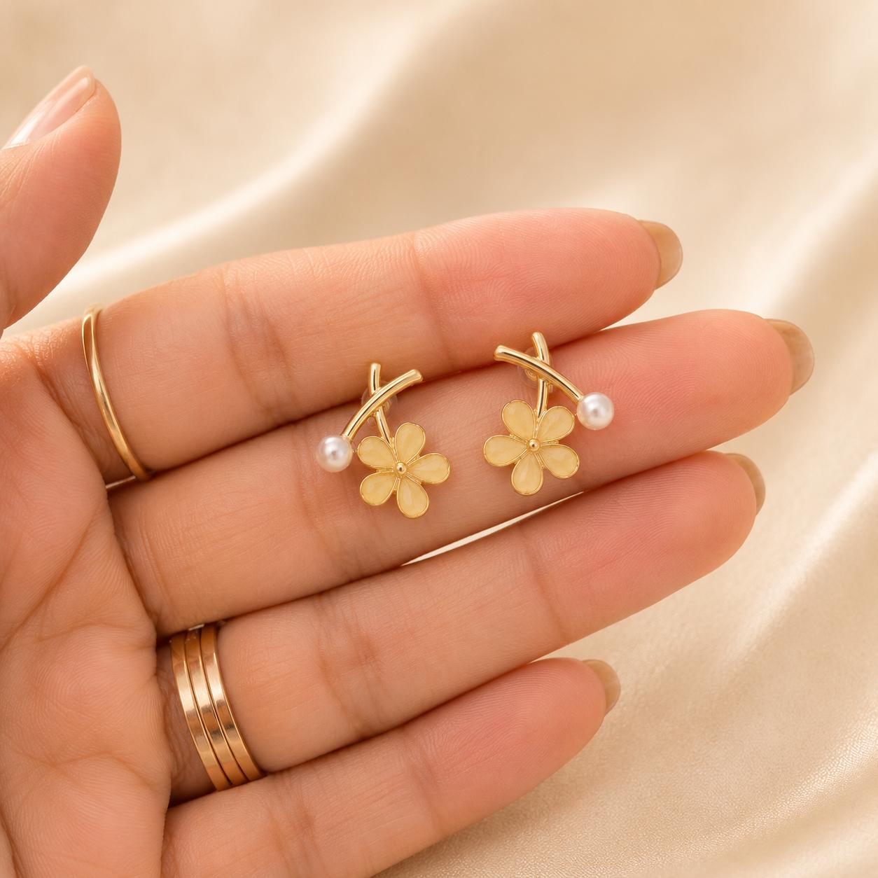Pearl Blossom Breeze Earrings