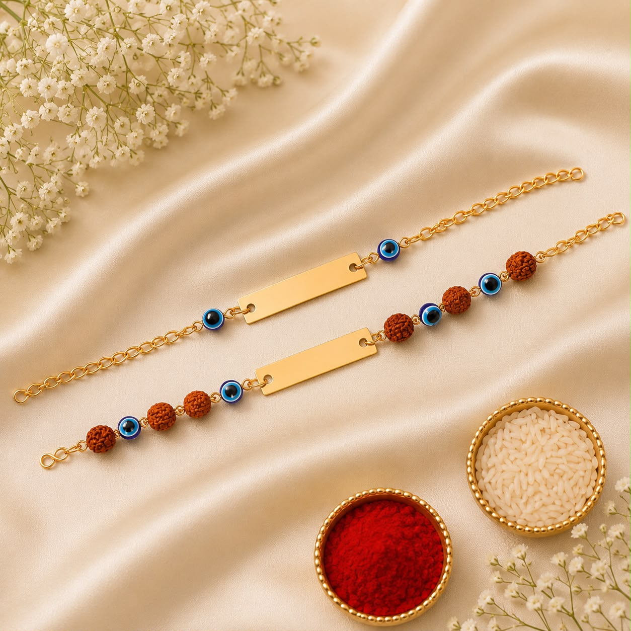 Couple Combo Set -Bhaiya Bhabhi-Customise Name