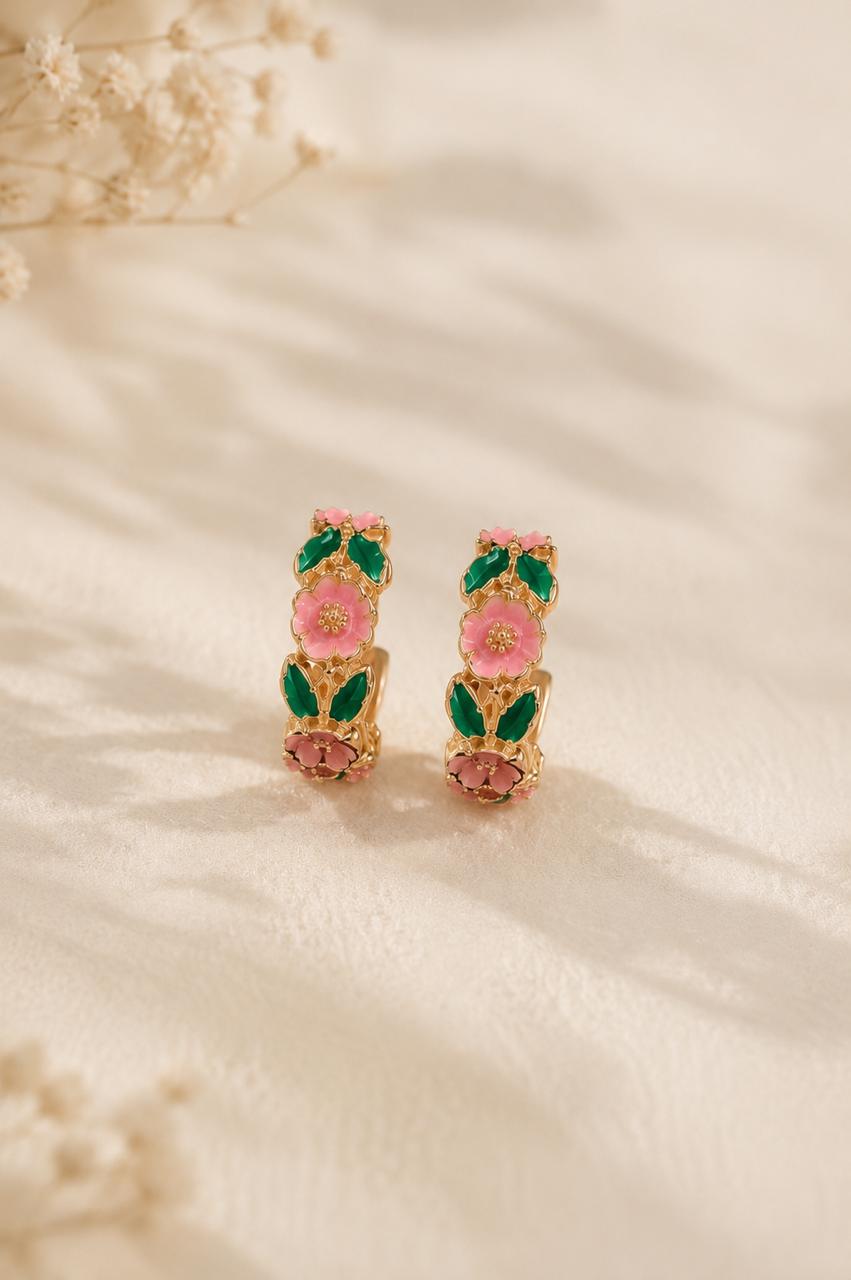 Fleur de Rose Earrings