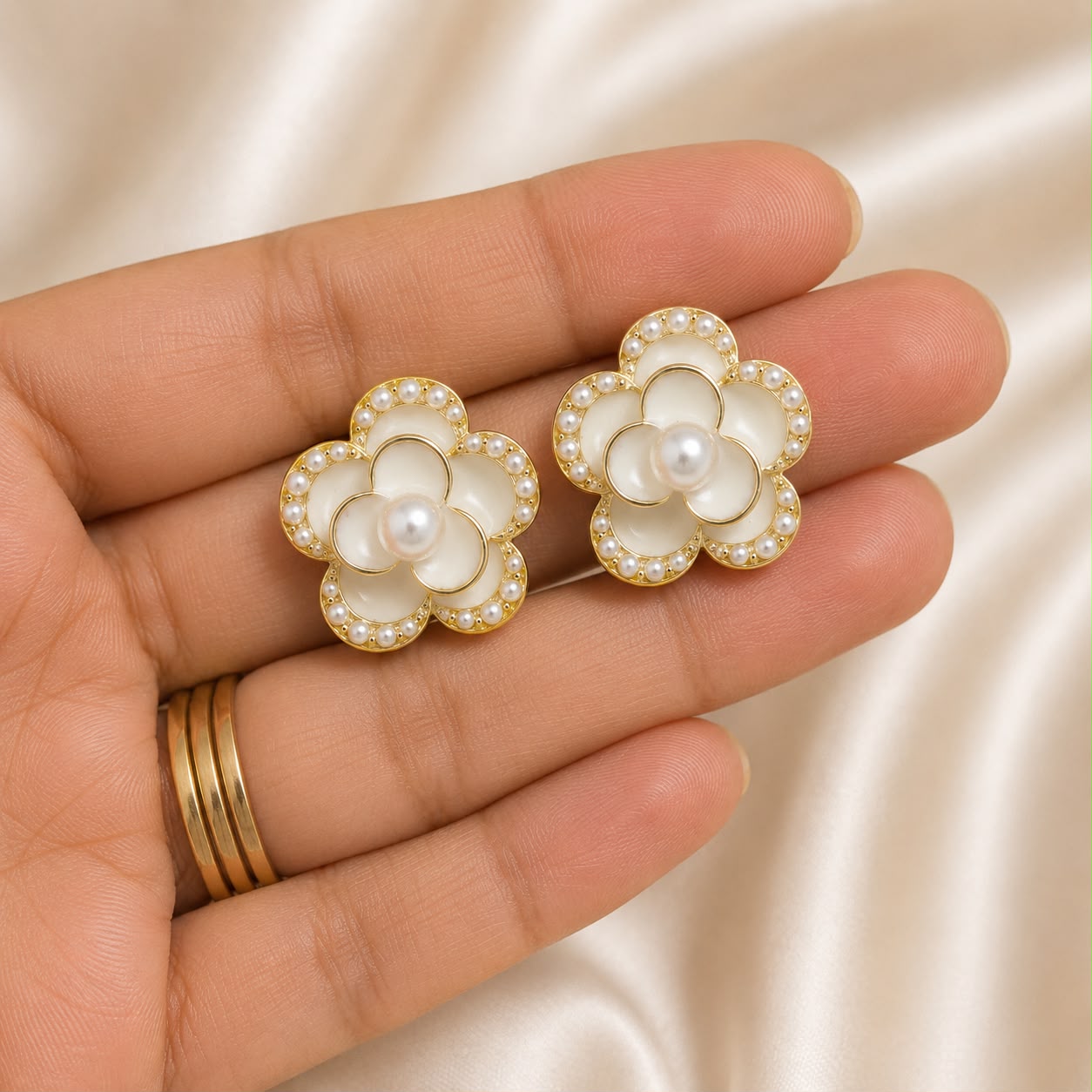 Opal Bloom Earring